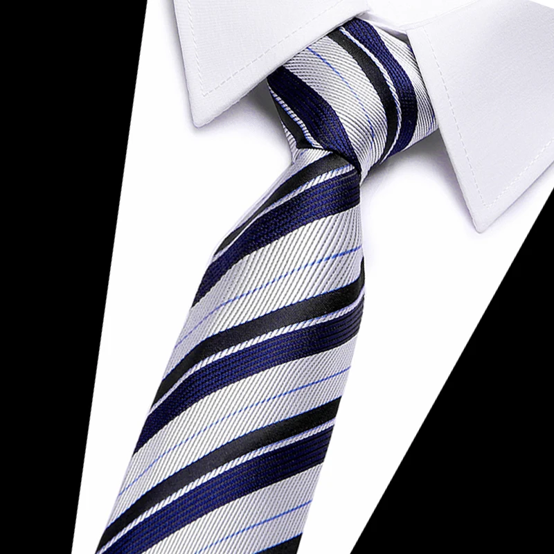 

1Piece Korean British Style 7cm Neck Tie Slim Narrow Casual Dot Striped Party Club Salon Pub For Men Women Groom Waiter Waitress