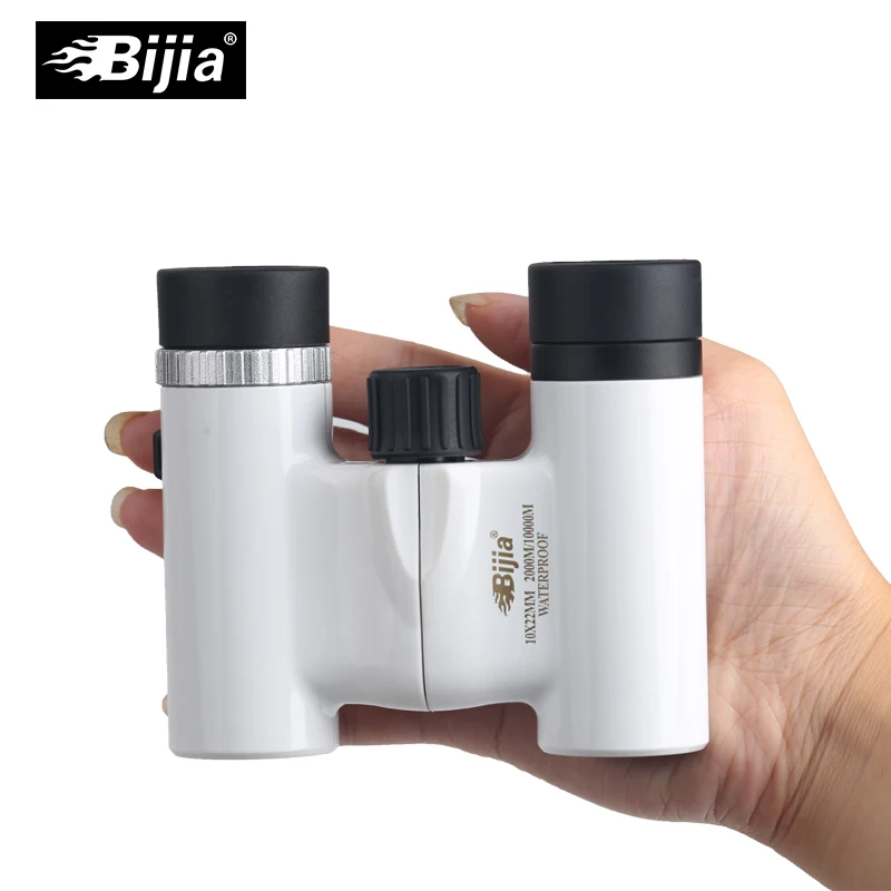 BIJIA 10x22 Мини карманный бинокль HD опера очки Телескоп для концертных видов спорта 4