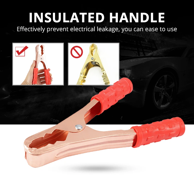 Auxmart batería Jump Cable 200 cm Heavy Duty 1000AMP energía de emergencia de carga cables de arranque de salto Car Van batería Booster Cable