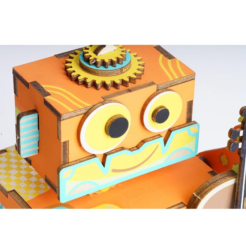 Музыкальная шкатулка Robotime 3D Деревянный пазл музыкальные игрушки сделай сам
