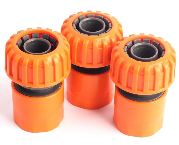 ABS G 3/4'' Water Hose Quick Connectors Garden Pipe/Tubing Fittings Orange Removable Water Plumbing Irrigation Repair Hose Joint