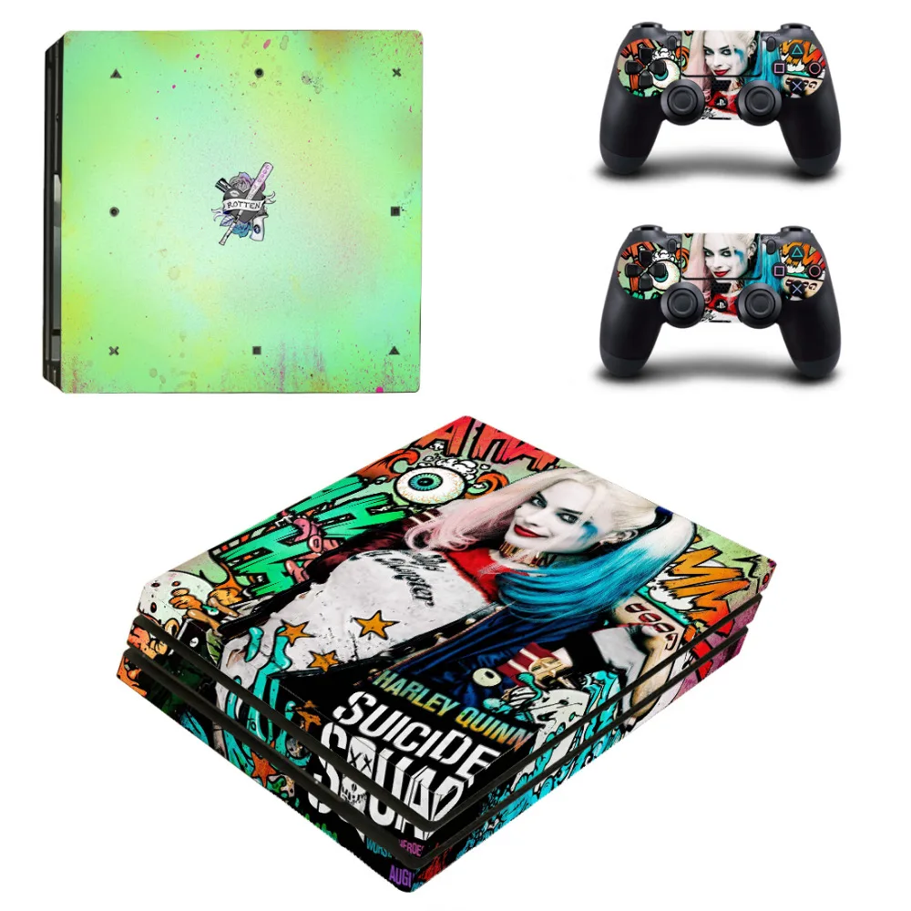 Отряд Самоубийц Harley Quinn PS4 Pro наклейка на кожу для консоли PlayStation 4 и 2 контроллеров