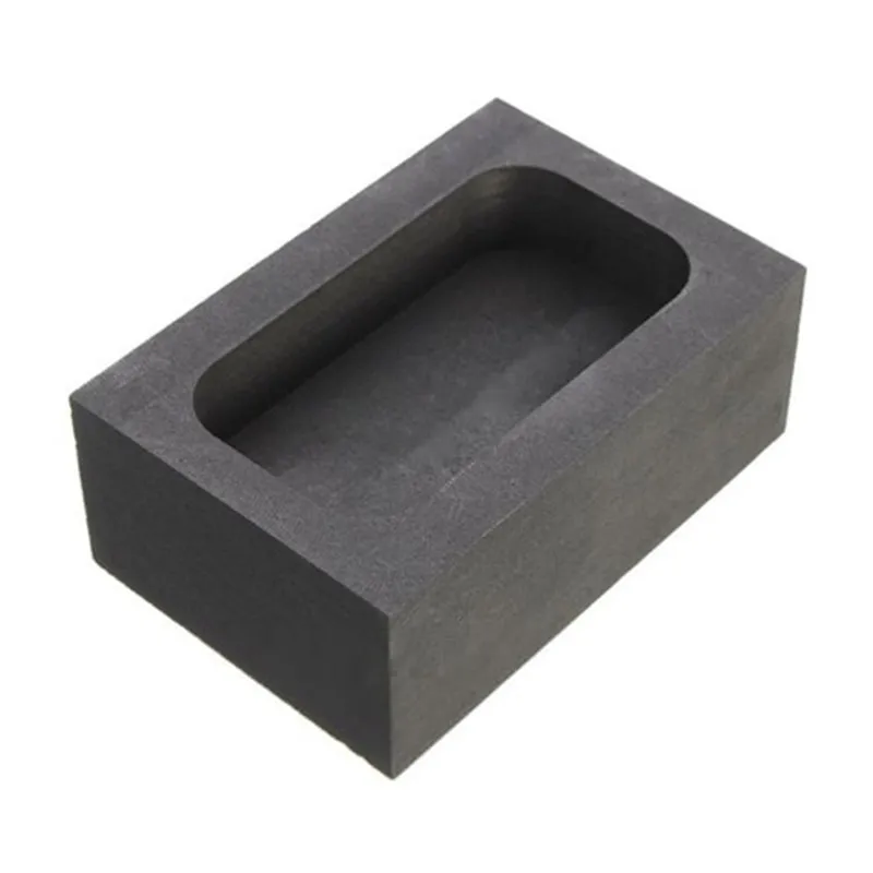 

Pure Graphite Crucible Ingot Mold Oven Fusion Cast Melting Gold Silver Platinum Graphite crucible Mold