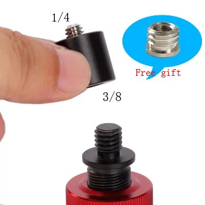 

1/4\" 3/8 Tripod Screw to Flash Hot Shoe Mount Adapter For DSLR SLR on Hotshoe Studio Accessory Screw