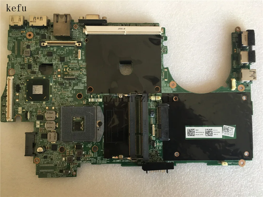 Материнская плата DDR3 PGA989 08YFGW CN QM67 с графическим слотом для ноутбука Dell M4600|ddr3 for