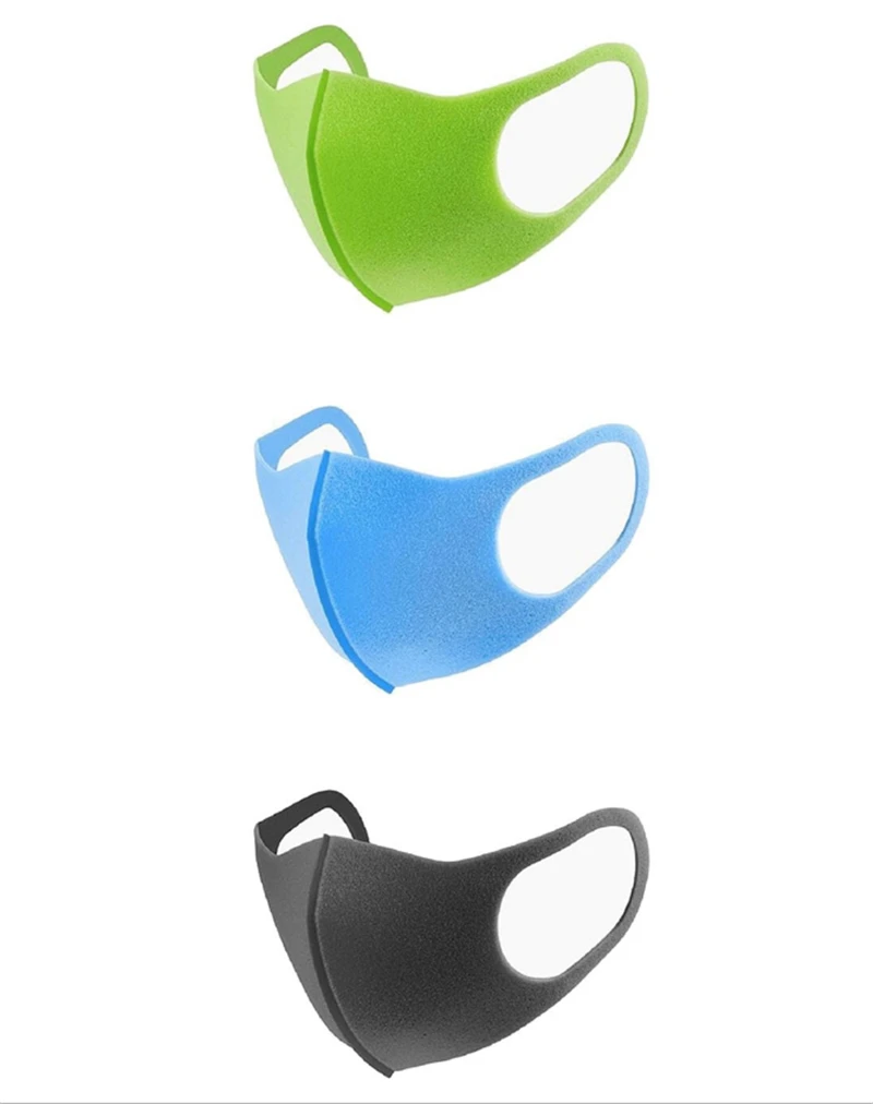 

3PCS Sponge Dustproof Earloop Mouth Face Mask for children Muffle Face Mouth Masks