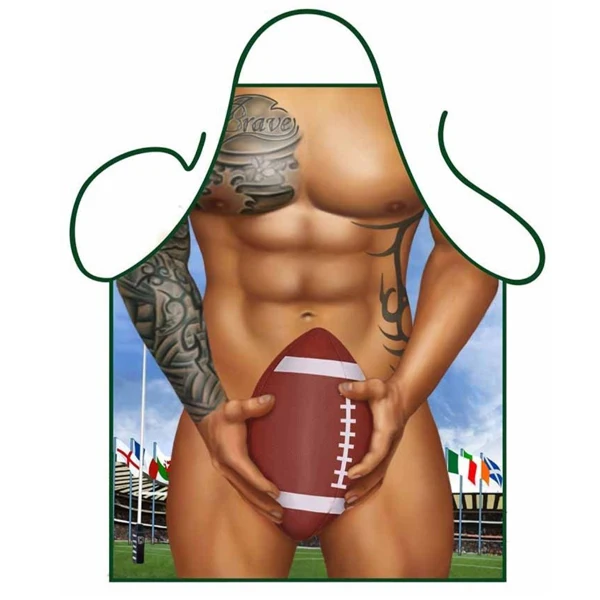 Funny Apron Sexy Kitchen Apron Cooking Dinner Party Baking Aprons For Woman And Man BBQ Party Cartoon delantal cocina CWQ023