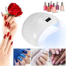 SUN5 plus Сушилка для ногтей Светодиодный УФ лампа 48 Вт мини-лампа с USB для маникюра ЖК-дисплей сушка все Гель-лак для ногтей инструменты для дизайна ногтей