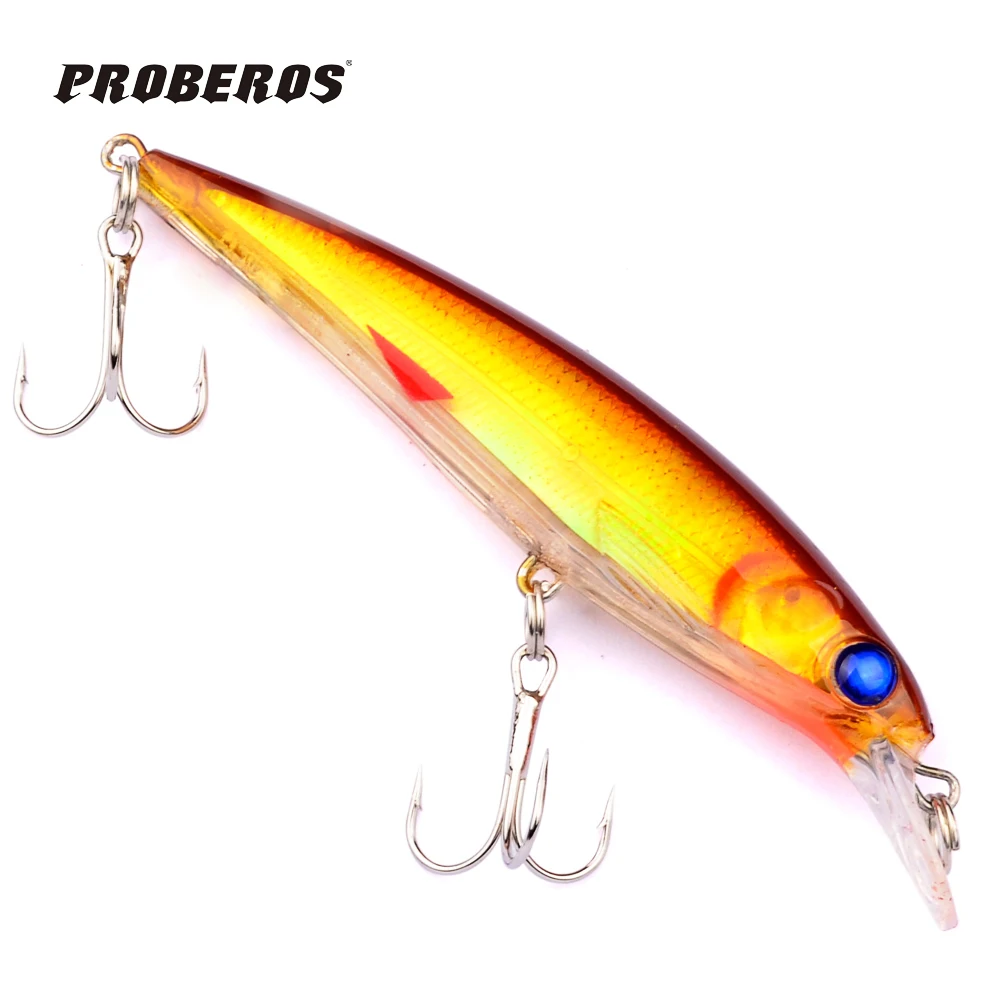  1PC Top Quality Proberos Fishing Lures 10 colors fishing tackle 4.5"-11.43cm/13.37g-0.472oz Minnow fishing bait DW-1199 