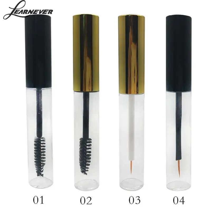 4 Colors 1pcs Portable 10ml Empty Mascara Tube Eyelash Vial Liquid