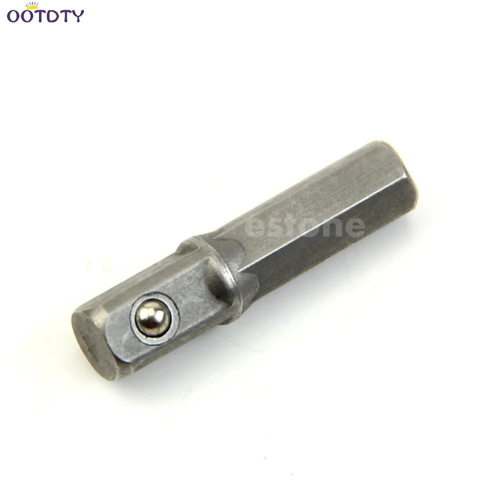 63HA 1/4" Power Drill Bit Driver Hex Socket Bar Wrench Adapter
