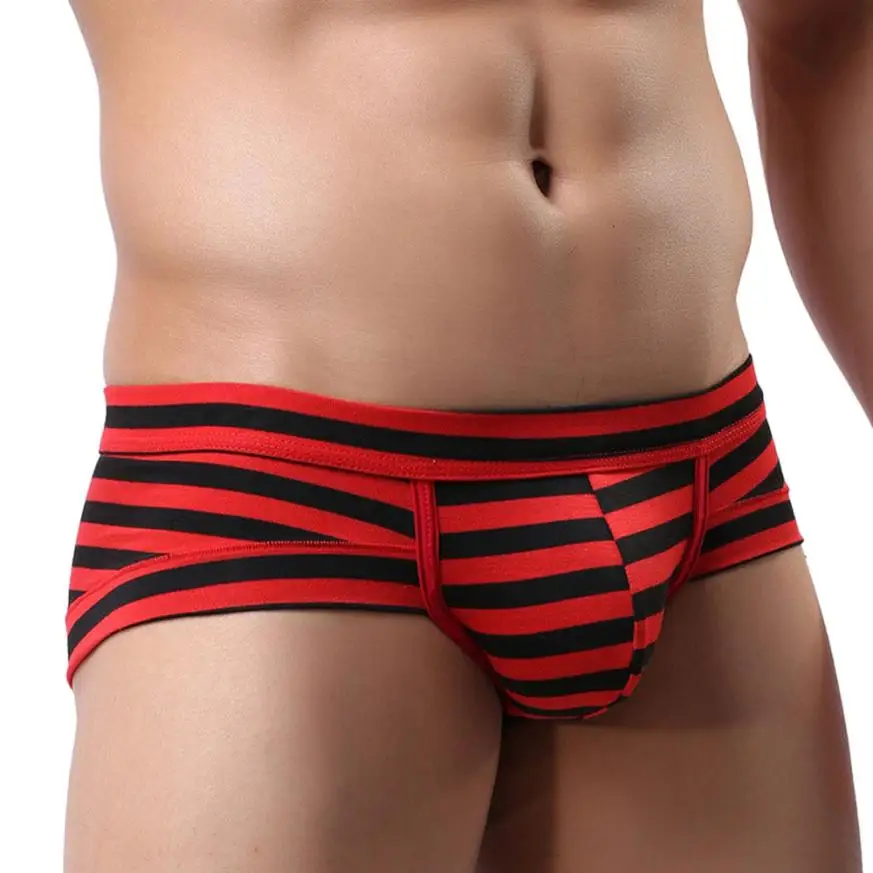 SIF 2016 New Fashion Spring Men's Cotton Stripe Underwear Shorts Man