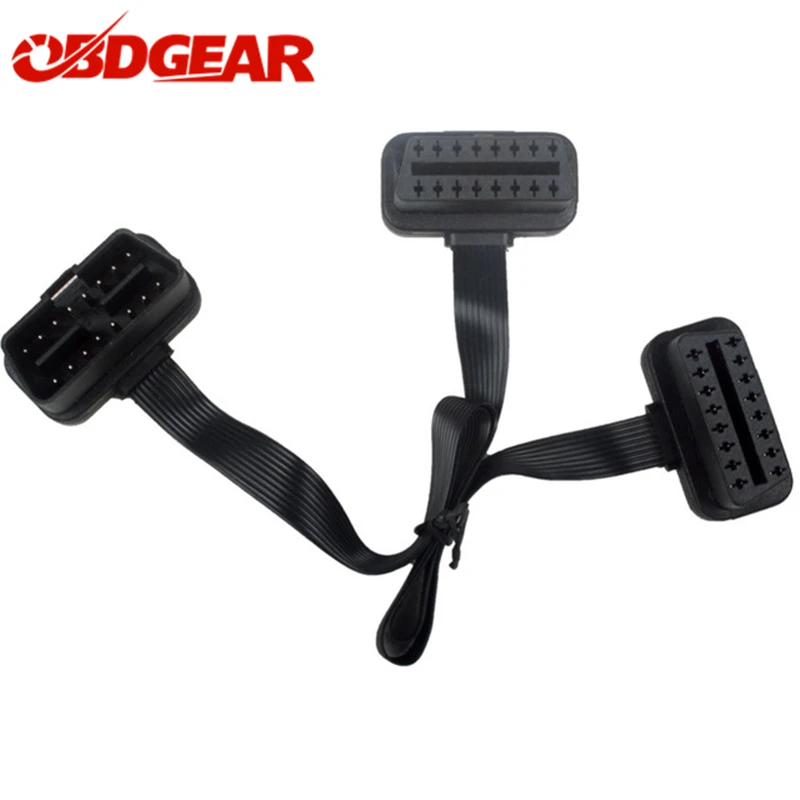Новейший OBD2 разъем для GM 16 Pin адаптер 16Pin диагностический кабель 30 см 1-2 OBD II