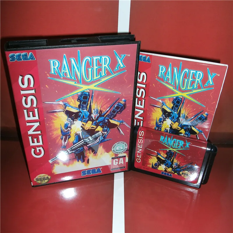 ranger x us cover with box and manual for sega megadrive genesis video game ebay ebay