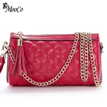 2016 Fashion Echtes Leder Rindsleder Tasche frauen Kette Crossbody Schulter Schulranzen Taschen