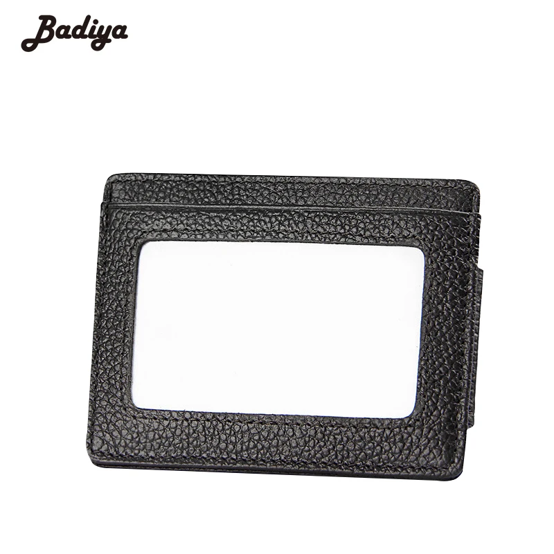 Кошелек из натуральной коровьей кожи с отделением для карт|purse male|leather men's walletbrand