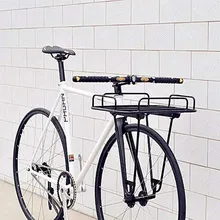 Cesta de bicicleta fixie equipo fijo Panniers de bicicleta de pista cesta de bicicleta sin labio multifuncional Vintage 700C accesorios de bicicleta