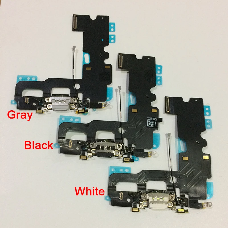 Для iPhone 7 зарядный порт USB зарядная док-станция с микрофонная антенна гибкий кабель, сменные детали