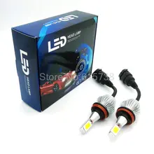 2 * H4 H1 H3 H7 H8 H11 HB3 HB4 H9 9004 H13 60 Watt Auto Led-scheinwerfer Auto Scheinwerfer Für VW Auto Nebel DRL Licht Fahren Lampen Kupfer 12 V