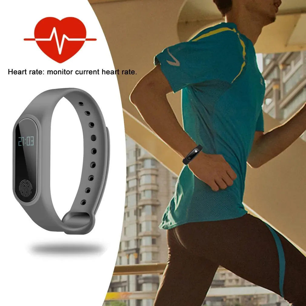 

0.42 Inch Pedometers OLED Display Smartband Bluetooth Heart Rate Monitor Time Display Monitor Health Care Smartband for IOS