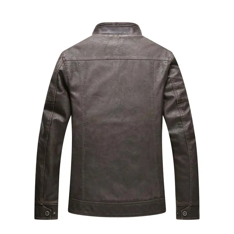 Winter Leather Jacket Men Faux Fur Warm Jackets and Coats Thickening Trench Coat Jaqueta de Couro Motorcycle Outdoor Jacket 3XL