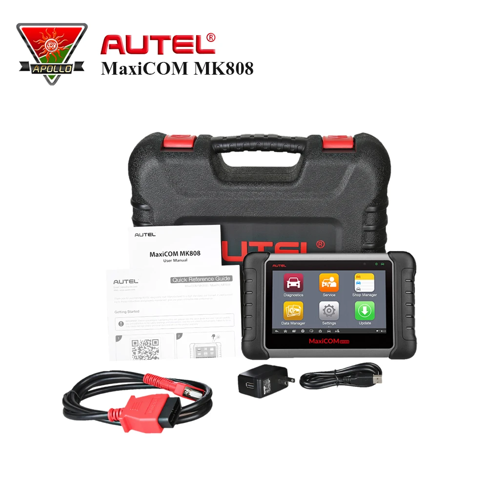 

Autel OBD MaxiCOM MK808 OBD2 Diagnostic Tools Batter than EU908 Scanner Automotivo With 1 years Free Update