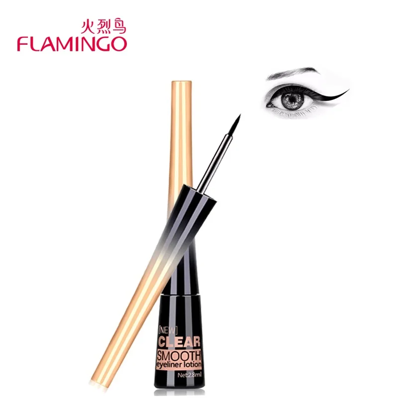 

Flamingo Smooth Liquid Eye Liner Gel Beauty Make Up Cosmetic Eyeliner Black Anti-Sweat Easy to Wear Long Lasting Eyeliner 158