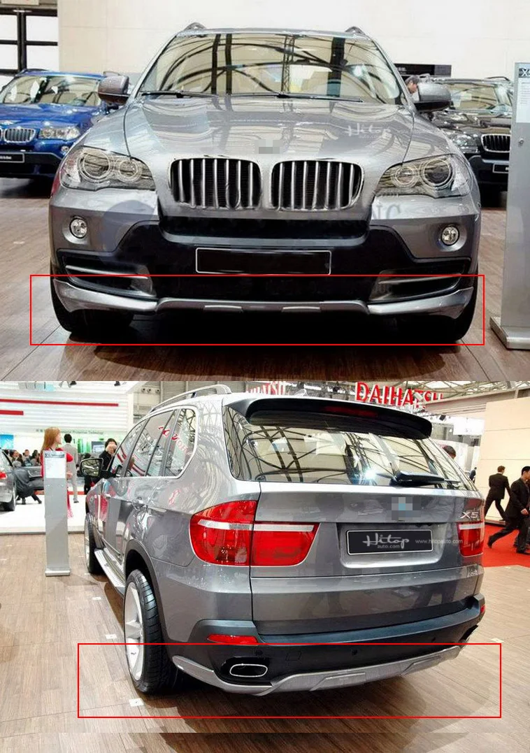 Bodykit Body Kit Skid Plate Bumper for BMW X5 E70 2007 2008 2009 2010 car bumper spoiler front bumper decoration front bumper cover car rear bumper cover