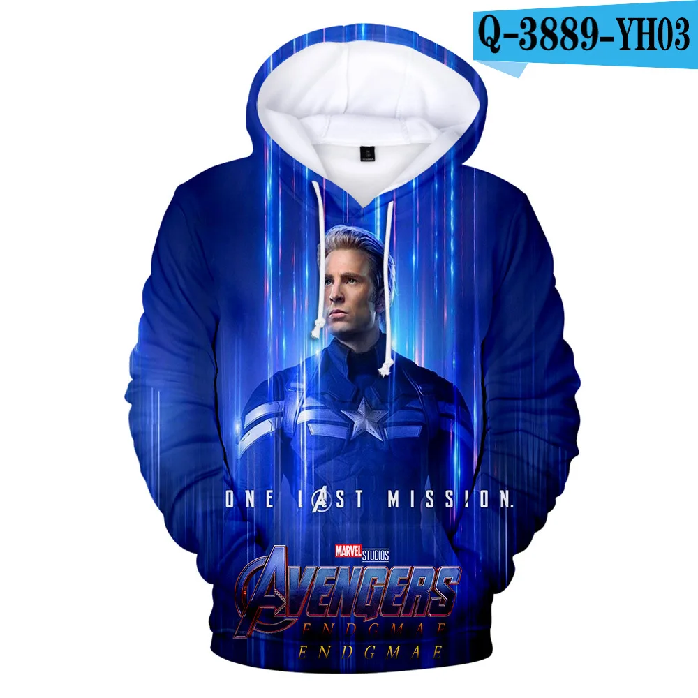 style 11 Marvel, Мстители, конечная игра, квантовое царство, 3d Толстовки, Толстовки, супергерой, Капитан Америка, для косплея Железного человека, Мстители, конечная игра, одежда - Цвет: style 11
