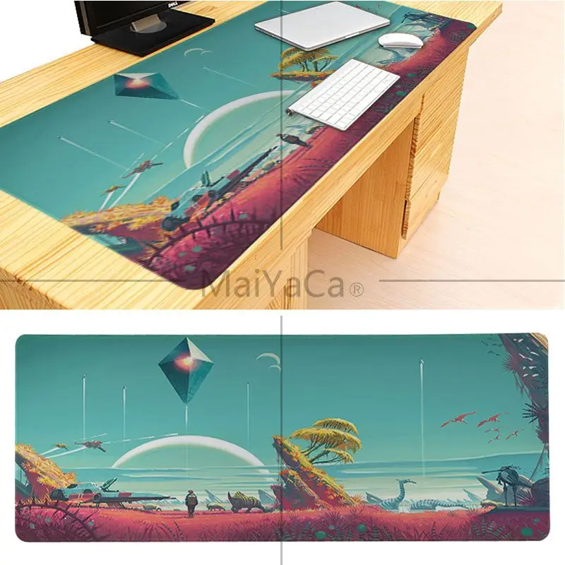 MaiYaCa Top Quality No Man'S Sky Computer Gaming Mousemats Rubber Mouse Pad Computer Game Tablet Mousepad