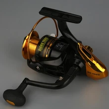 YINGTOUMAN 2 шт./лот золотые и черные ky500-6000 рыболовное колесо 6BB металлическое спиннинговое колесо для морская выдра рыболовные снасти