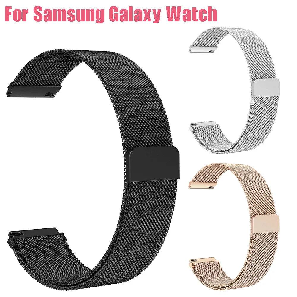 

Smart Device Consumer Milanese Magnetic Loop Stainless repleacement Steel Wristband For Samsung Galaxy Watch 46mm Aug.18th