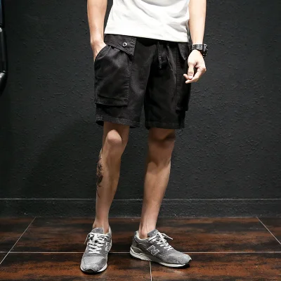 2018 Summer loose shorts men's casual summer Korean men's shorts-in ...