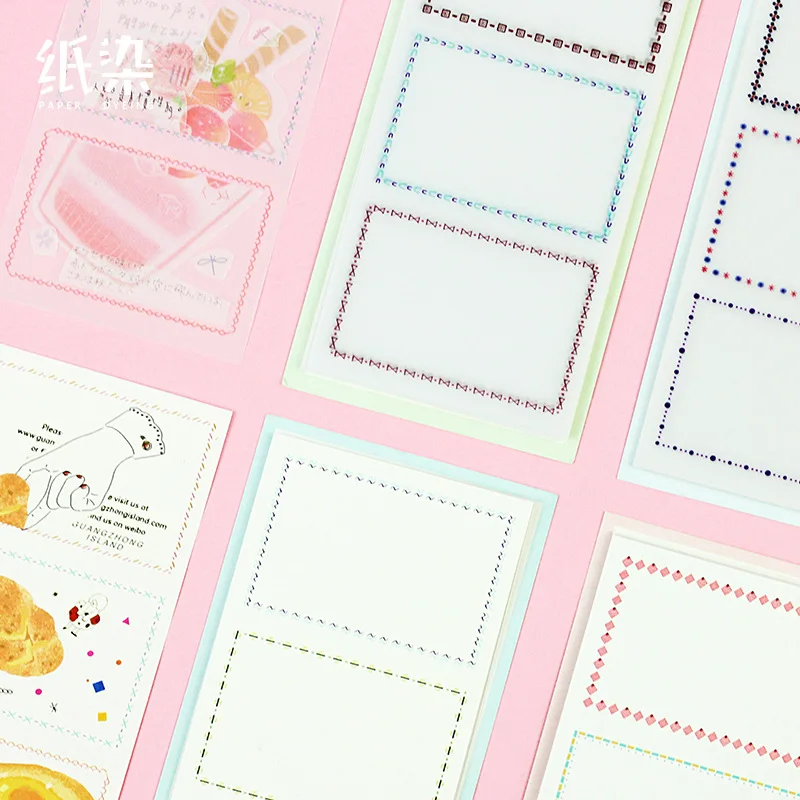1 set/lot Memo Pads Sticky Notes Broken pieces series diary Scrapbooking Stickers Office School stationery Notepad
