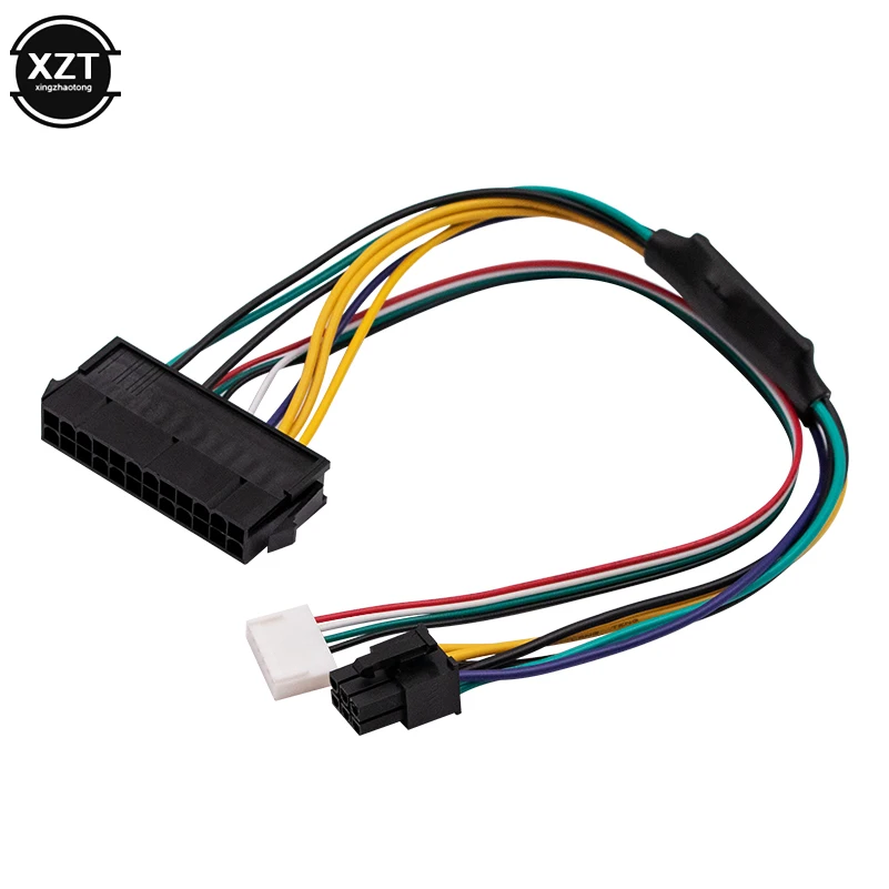 ATX 24 контактный на материнскую плату 2 портовый 6 адаптер источник питания 18AWG