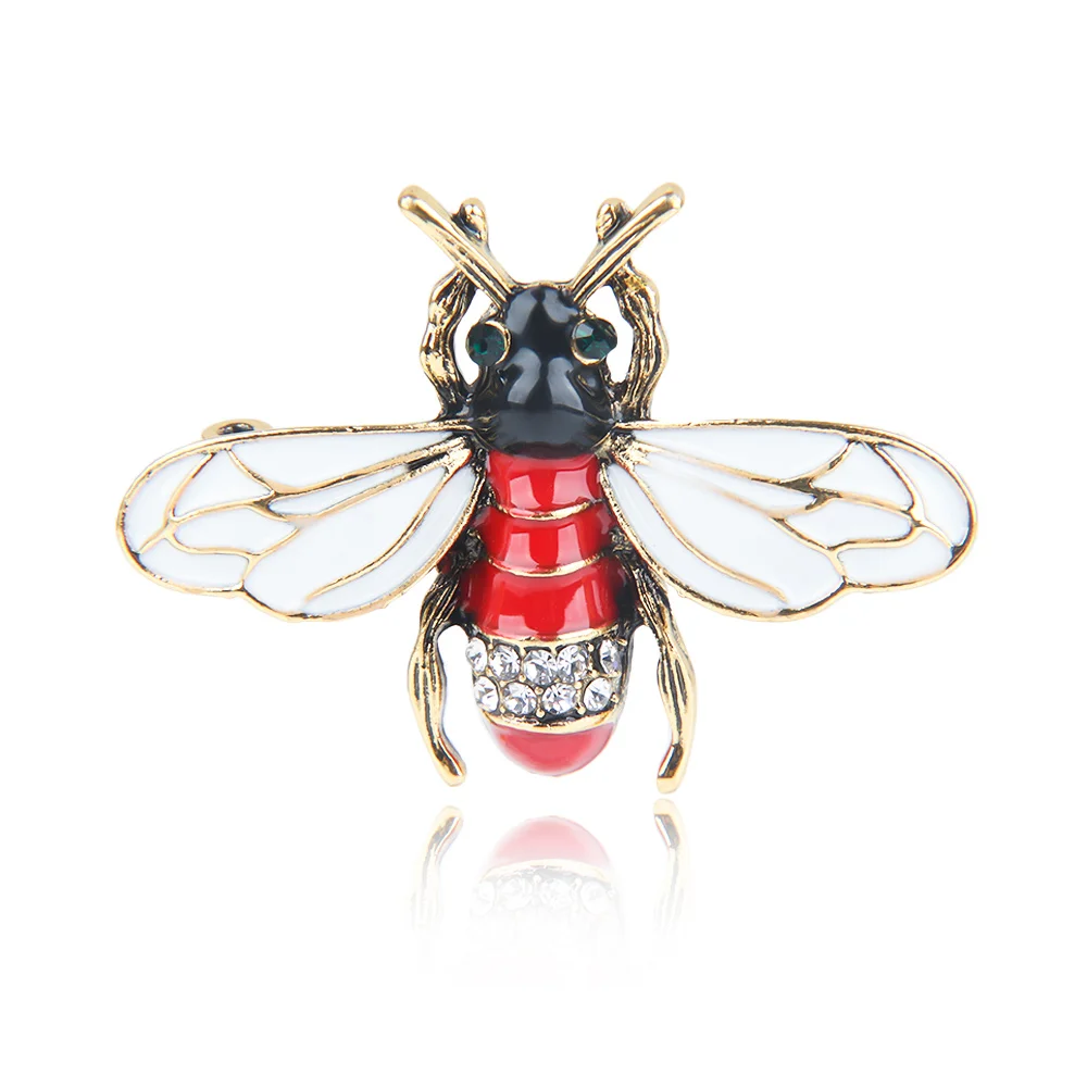 

Insect Bumble Bee Brooch for Women Kids Girls bee jewelry Gold Color Rhinestone Enamel Brooches Jewelry Brooch Lapel Pin