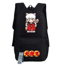 Inuyasha School Backpack for Boys Girls Laptop Bag Sports Traveling Daypack 16.512.65.5 in Inuyasha School Backpack for Boys Girls Laptop Bag Sports Traveling Daypack 16.512.65.5 in
