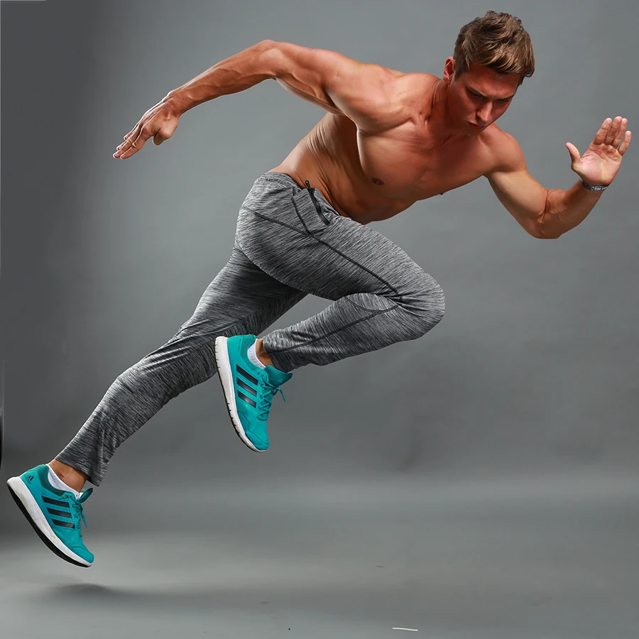 men in tight joggers
