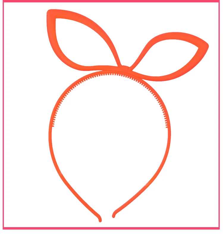 XIMA 12 шт. высокого качества уши лисы повязки на голову уши кролика фестиваль пластиковый обруч для головы девушки аксессуары для волос GHB008