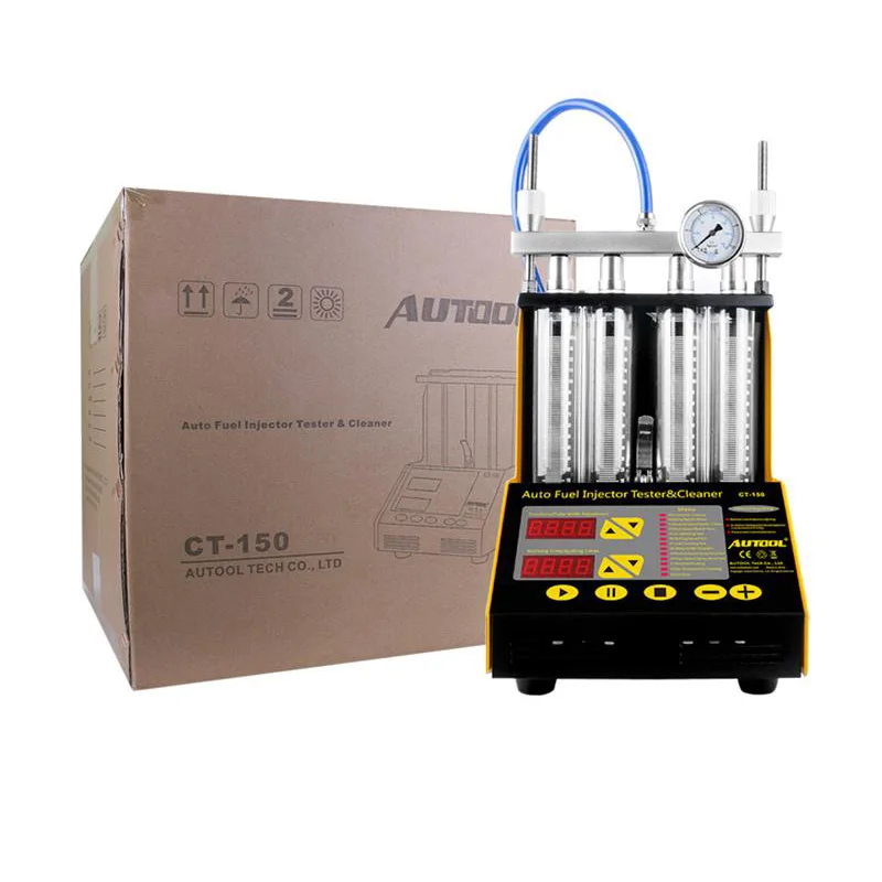 AUTOOL CT150 Топливная форсунка Cleaneing 4 цилиндра тестер моющего средства автомобиля с
