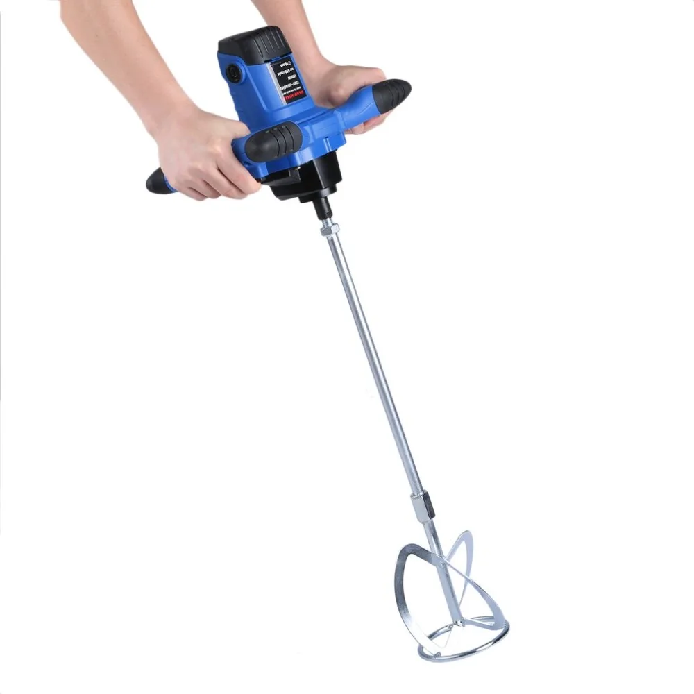 

Professional Industrial Paint Putty Powder Chemical Mixer Electrical Motor Stirrer 1800W Cement Mixer Machine EU Plug