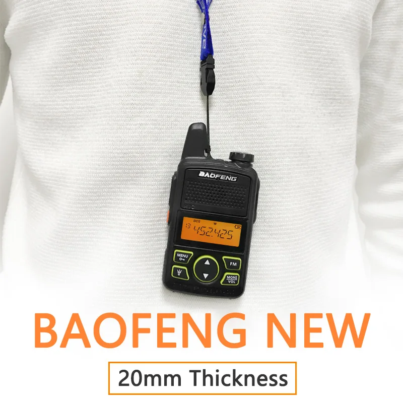 Портативная мини рация BAOFENG T1 двухсторонняя UHF 400 470 МГц 20 каналов|walkie talkie|mini walkie