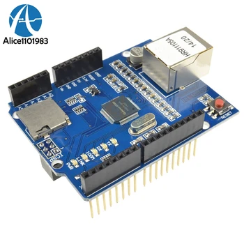 

Ethernet Shield W5100 R3 Network Expansion Board Module For Arduino UNO Mega2560 Mega1280 Online Micro SD Duemilanove 168 328