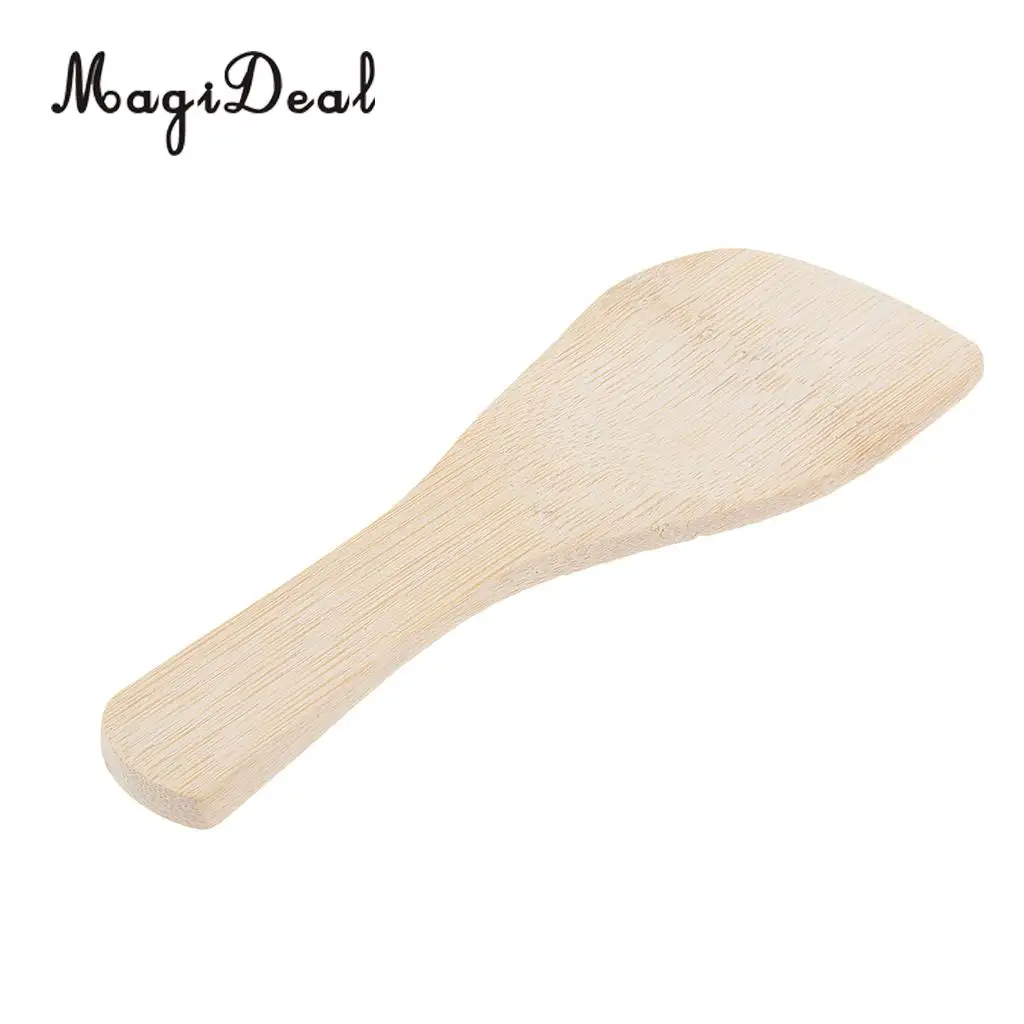 Wooden Cooking Shovel Rice Spatula Turner Scoop Kitchen Utensil Wok Tool for Scraping, Stirring, Tasting and Mixing