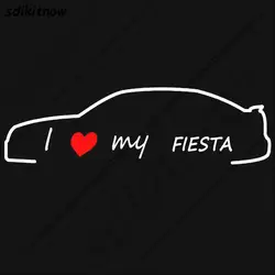 Новый 28x8 см с надписью "Я люблю мою Автомобильная наклейка забавные творческая наклейка для укладки Дверь окна украшения для Ford Fiesta ST MK7