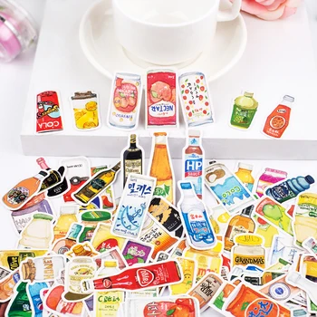 

226pcs/pack Kawaii Snacks, Delicacies, Drink,foods Decoration Stationery Sticker Diy Ablum Diary Scrapbooking Sticker Stationery