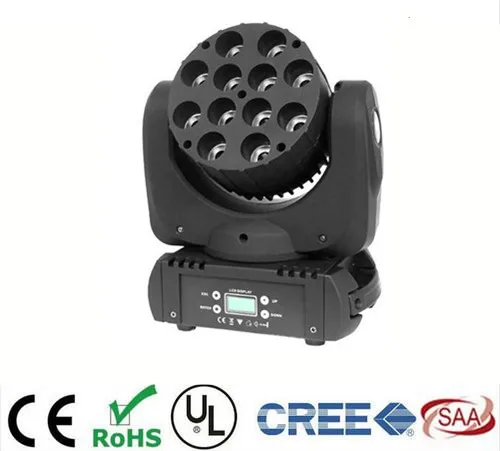 

LED beam moving head light CREE 12x12w rgbw 4in1 /36x4W RGBW advanced 9/16 dmx channels for dj disco parties show lights