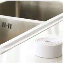 Горячая 1 шт. Reapir водонепроницаемый с защитой от плесени лента настенная плотная полоска белая для ванной для кухни для раковины плитка трещина маскирующая ремонтная лента против плесени