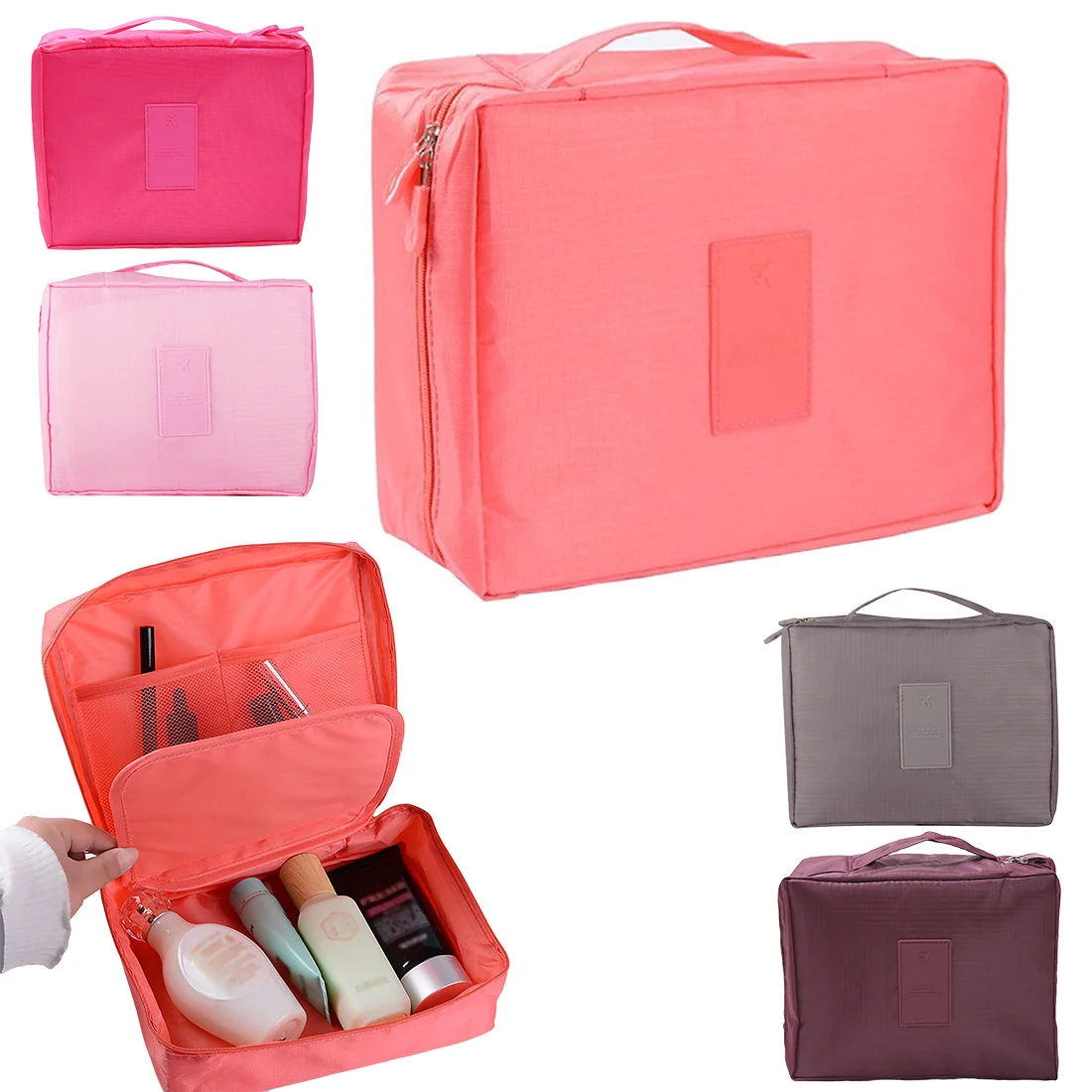 

Packaging Luggage Organizer Storage Bag Travel Organizer Wash Zip Lock Plastic Bags Storage Pouch Bag