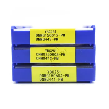 

10Pcs DNMG150604 PM YBC251/DNMG150608 PM YBC251/DNMG150604 PM YBC251 CNC turning inser Carbide Inserts Blades For Lathe Tool